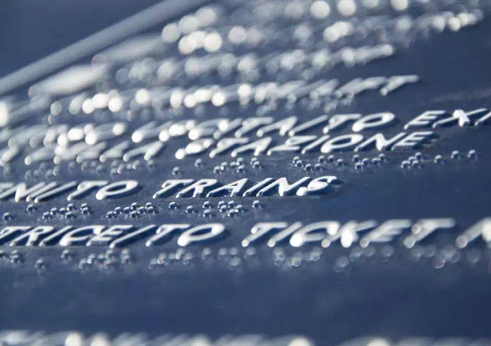 Mappe e Targhe tattili - acrilico